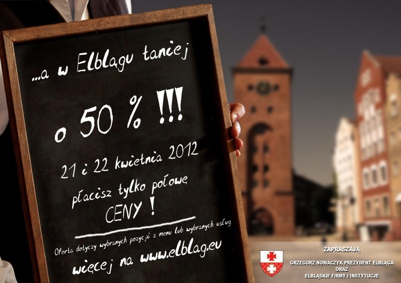 Elbląg za pół ceny. Miasto czeka na zgłoszenia