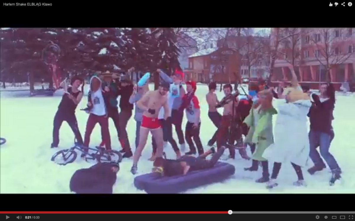 600 osób zatańczy Harlem Shake na placu Jagiellończyka