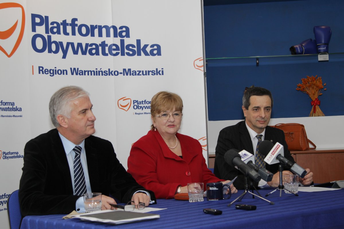 Politycy PO stoją murem za prezydentem Elbląga