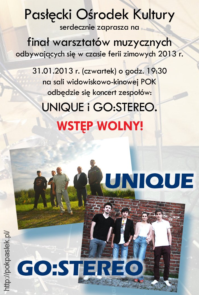 Koncert UNIQUE i GO:STEREO