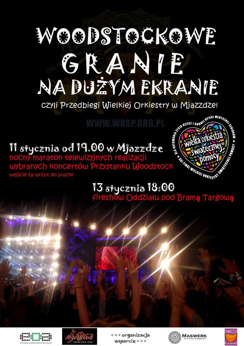 Woodstockowe granie w Mjazzdze na rzecz WOŚP