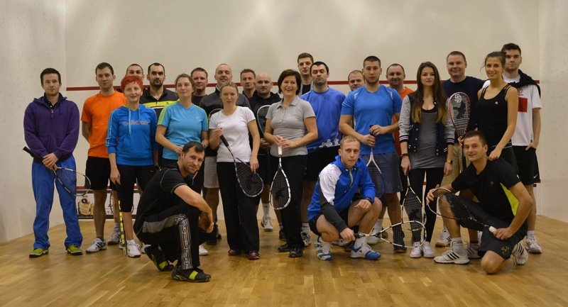 Noworoczny turniej squash. Raczkująca dyscyplina