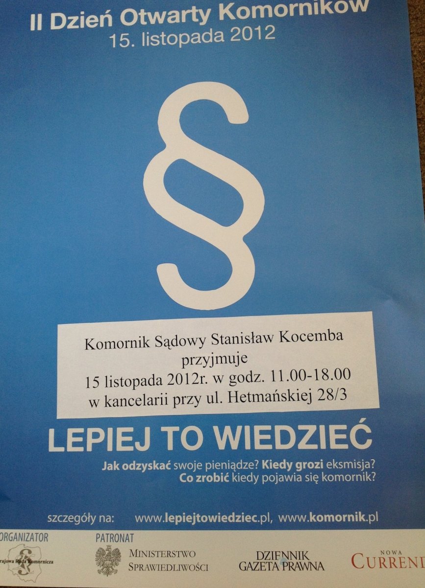 Co zrobić kiedy pojawi się komornik?