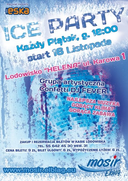 ICE PARTY na lodowisku Helena