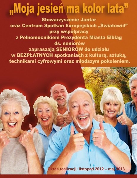 Moja jesień ma kolor lata. Bezpłatne zajęcia dla seniorów