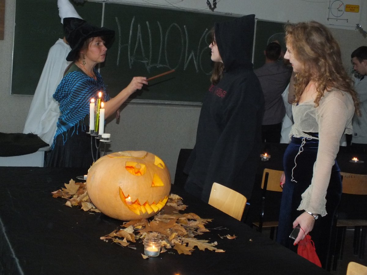 Helloween w V Liceum Ogólnokształcącym w Elblągu
