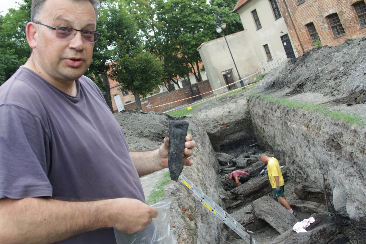 Sensacyjne znalezisko na dziedzińcu elbląskiego muzeum