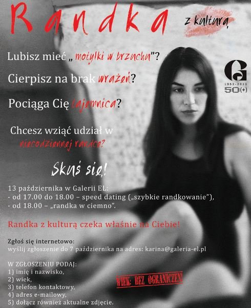 Randka z kulturą... w galerii sztuki
