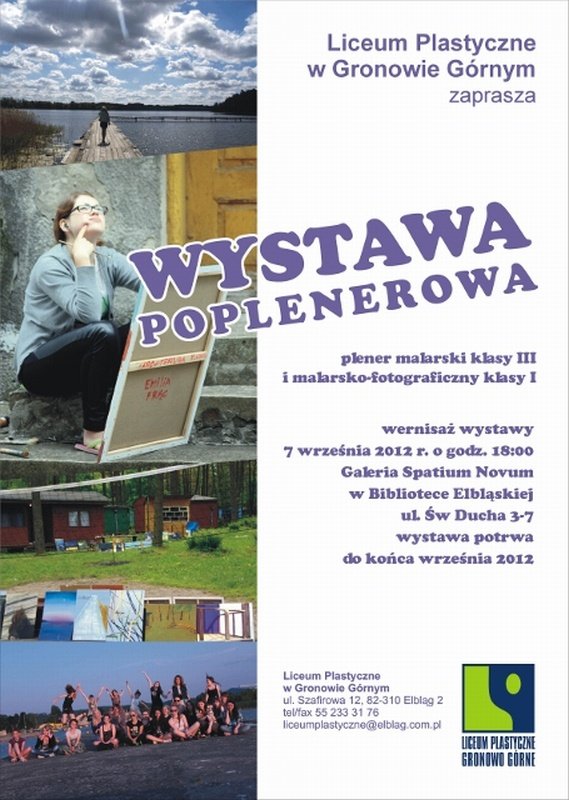 Wystawa poplenerowa uczniów Liceum Plastycznego