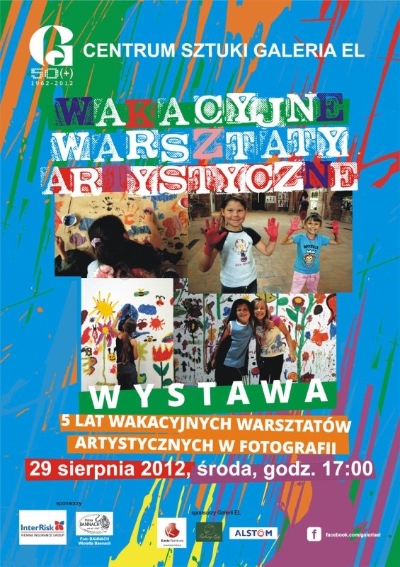 Wystawa kończąca 5 Wakacyjne Warsztaty Artystyczne w Galerii EL