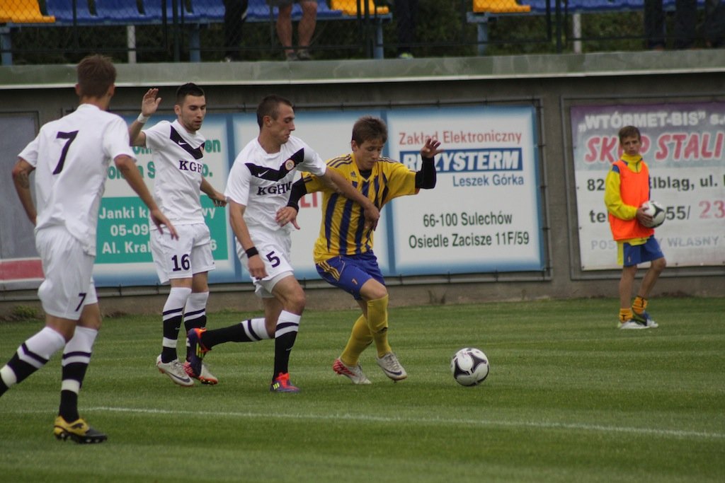 Juniorzy Olimpii 2004 Elbląg po raz drugi przegrali z Zagłębiem Lubin. Tym razem 0:2