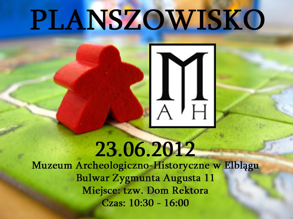 Planszowisko w muzeum w Elblągu