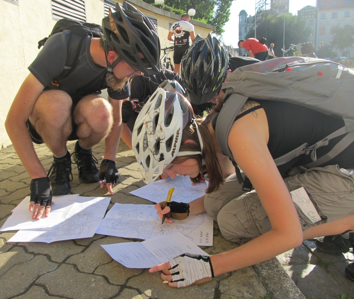 Rekordowa liczba rowerzystów w zawodach Alleycat  