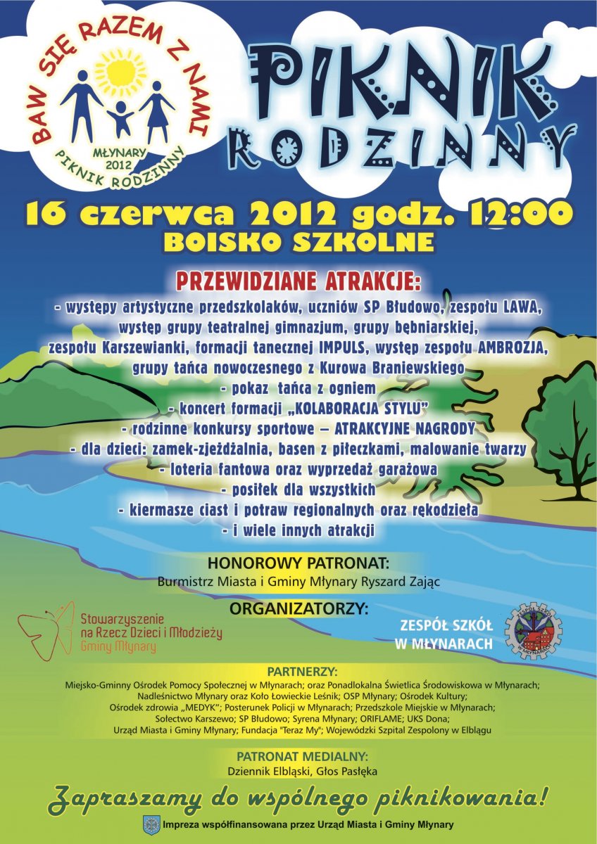 Baw się razem z nami, czyli piknik rodzinny w Młynarach