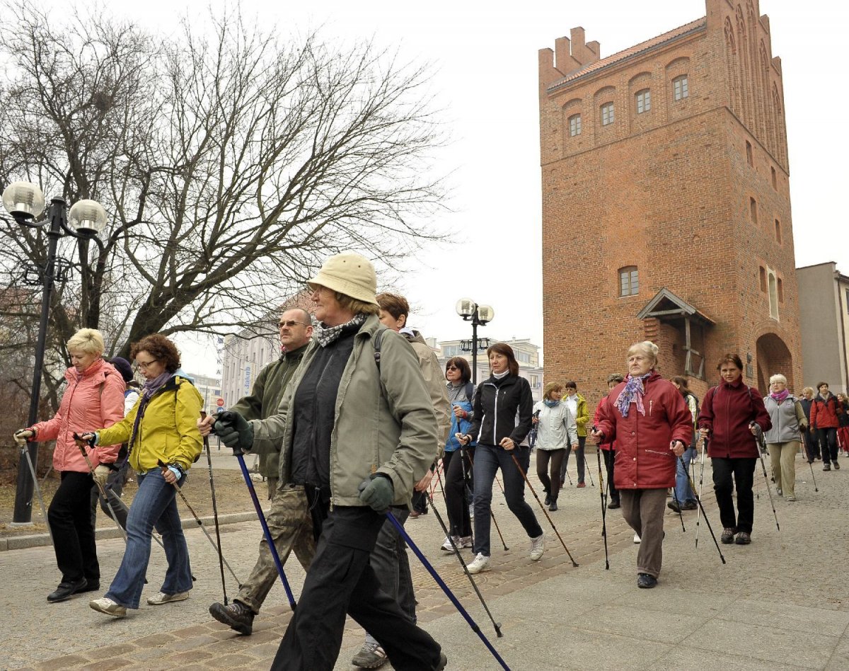 Nordic walking z prezydentem Elbląga