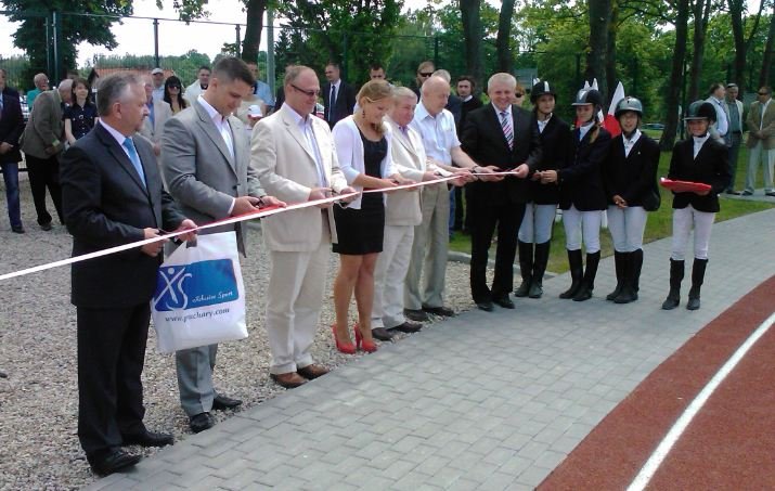 Nowy stadion w Pasłęku uroczyście otwarty. 