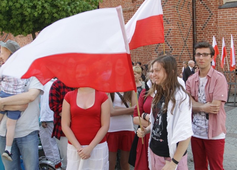 Zobacz jak mieszkańcy świętowali rocznicę Konstytucji 3 Maja