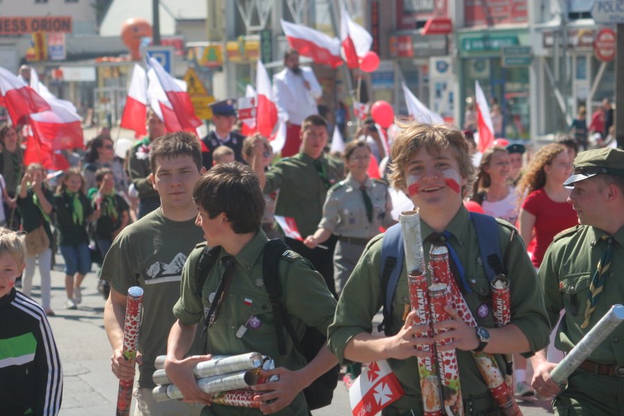 Tak elblążanie świętowali Dzień Flagi. Zdjęcia, film!