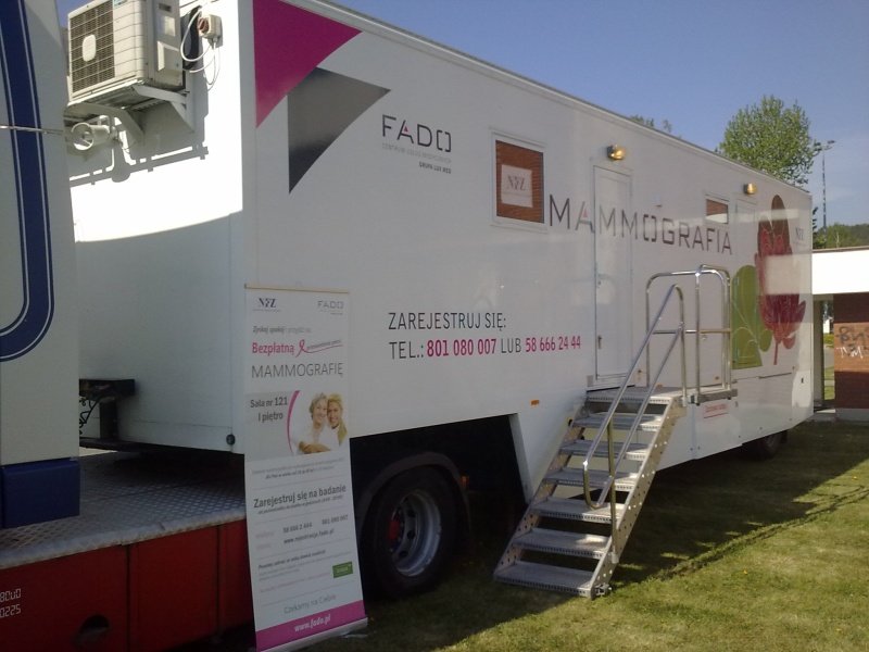 W maju do Tolkmicka zawita mammobus. Wykonaj badanie mammograficzne