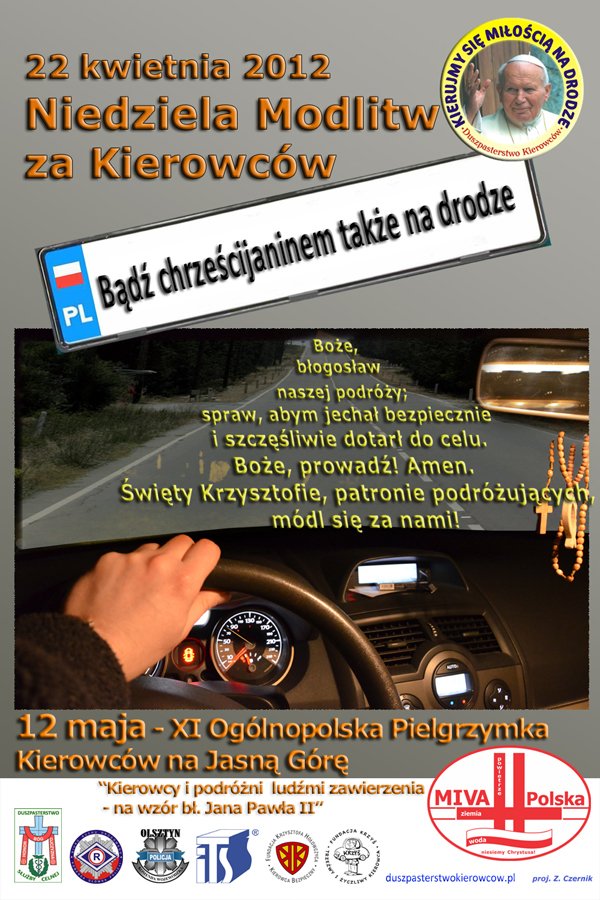O szczęśliwą drogę do celu. Niedziela modlitw za kierowców