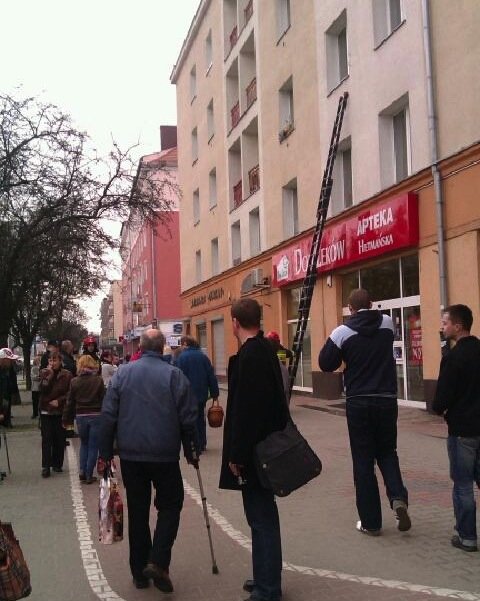 Zatrzasnęła się w mieszkaniu. Interweniowali strażacy