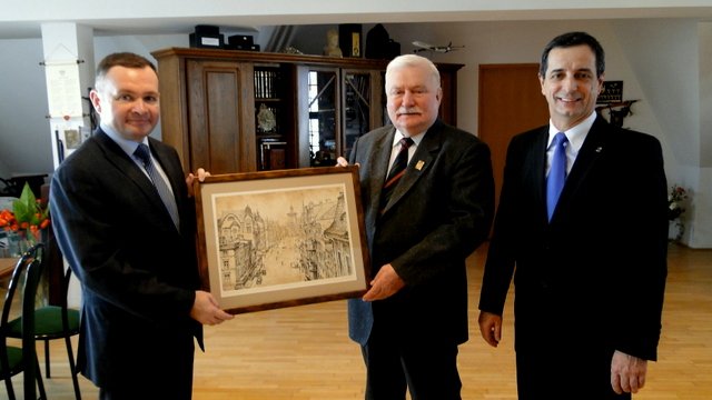 Grzegorz Nowaczyk spotkał się z Lechem Wałęsą