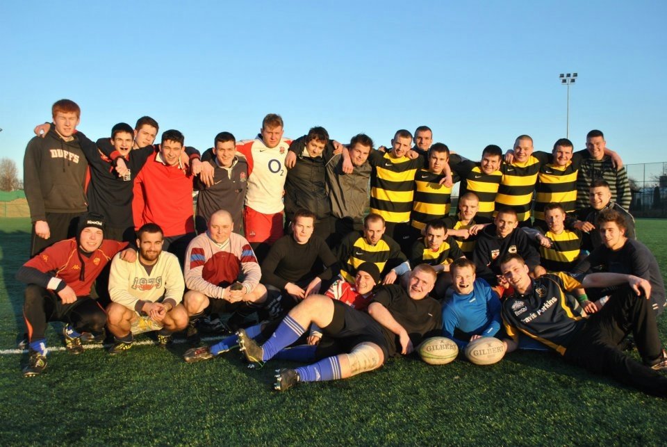Zawodnicy z Klubu Rugby Olimpia przygotowują się do wiosny