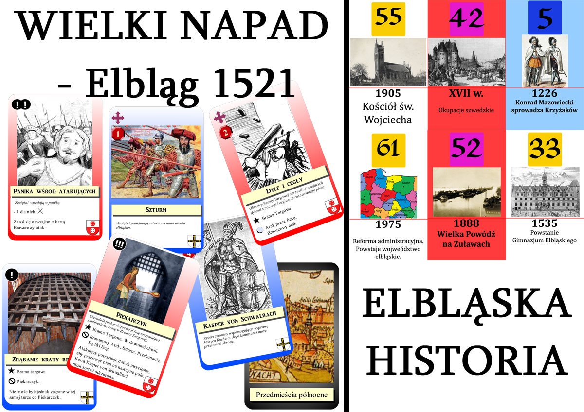 Wielki Napad - Elbląg 1521 - premierowa prezentacja gry z Piekarczykiem  