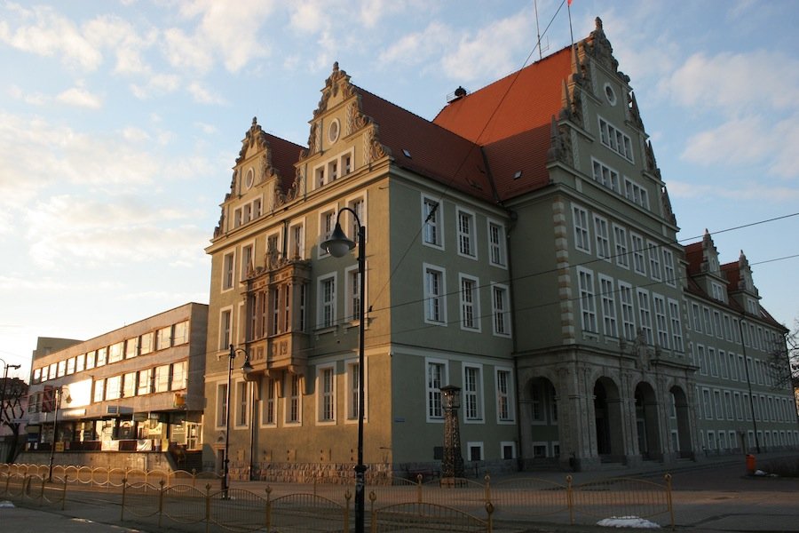 Prezydent Elbląga w obronie Sądu Okręgowego. 