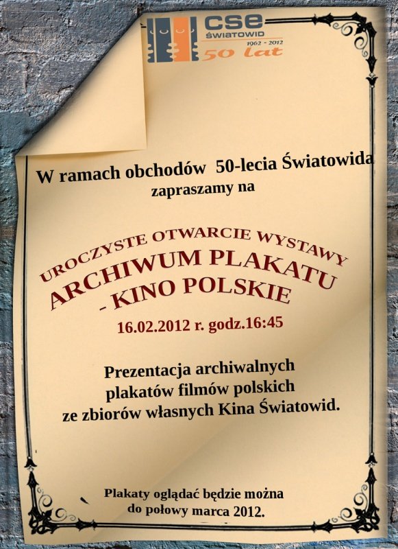 Filmowa klasyka - wystawa archiwalnych plakatów i pokaz filmowy