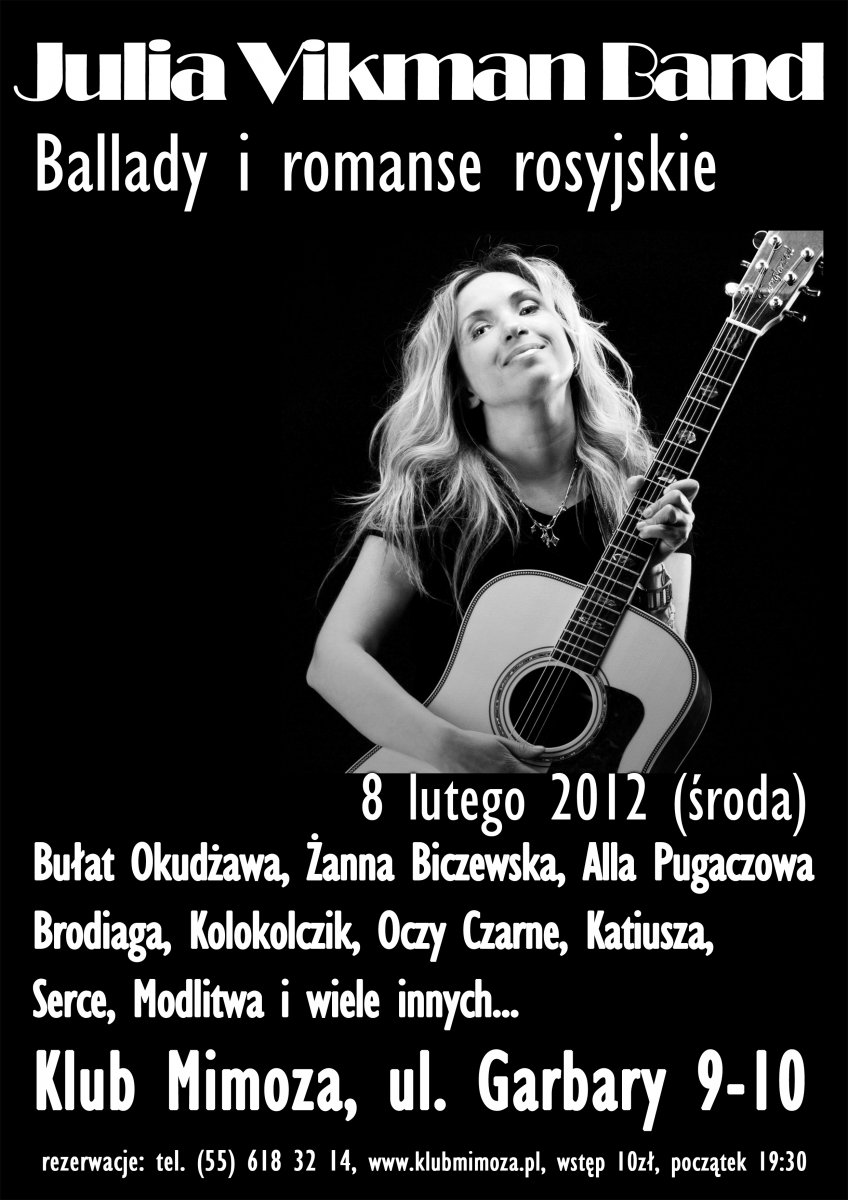 Julia Vikman zaśpiewa w 
