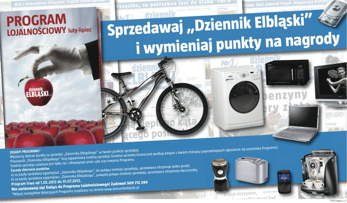 Program lojalnościowy dla sprzedawców Dziennika Elbląskiego