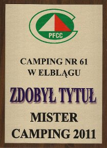 Elbląski Camping najlepszy w Polsce