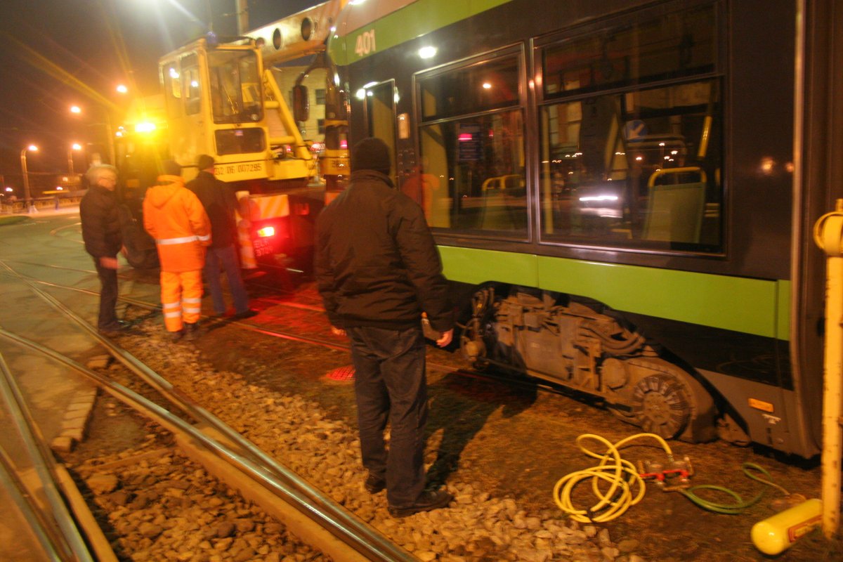 Ruch tramwajowy w mieście przywrócony. Awaria usunięta