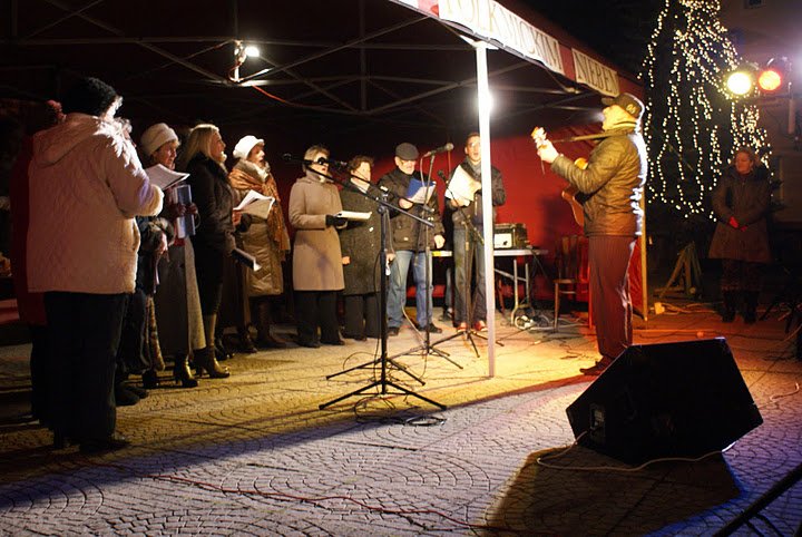 Wigilia pod tolkmickim niebem. Wszyscy podzielili się opłatkiem