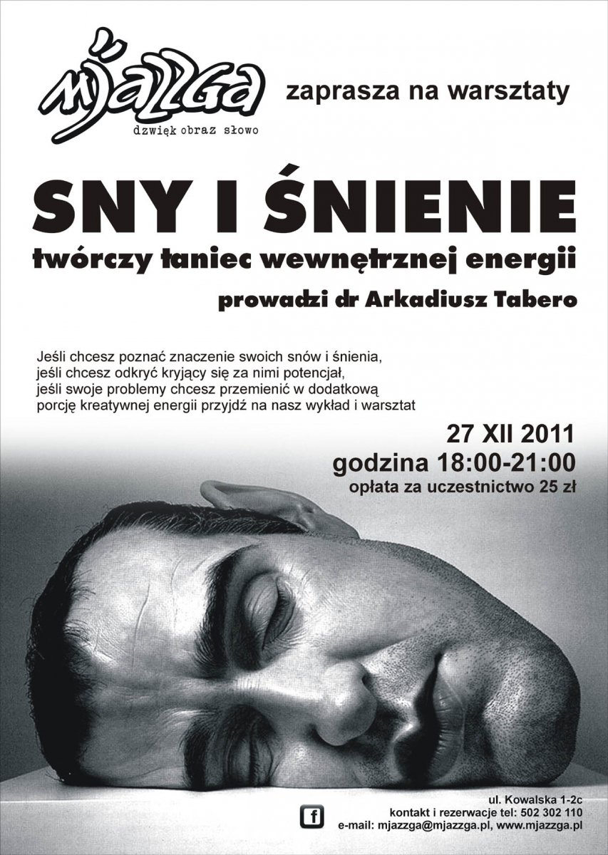 Poznaj znaczenie swoich snów. Zaprasza klub Mjazzga