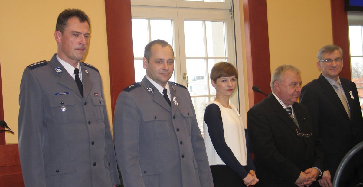 Policjant z Elbląga nagrodzony za walkę z przemocą w rodzinie