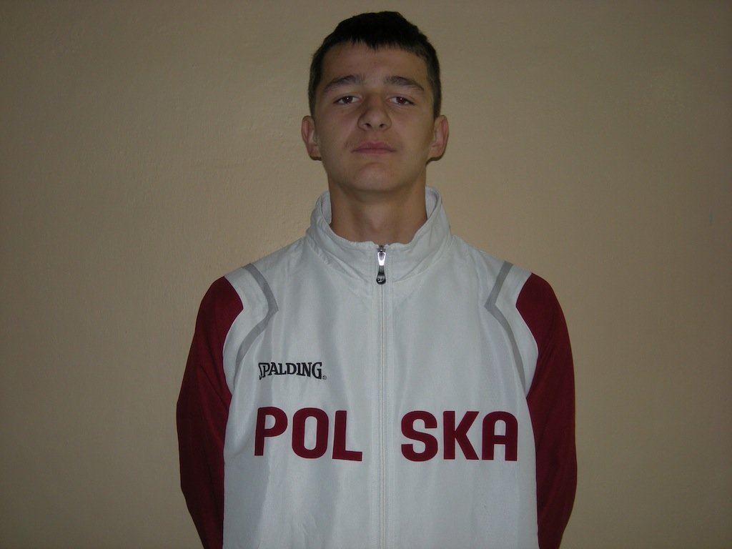 Mateusz Stawiak w reprezentacji Polski rocz. 1996 w koszykówce
