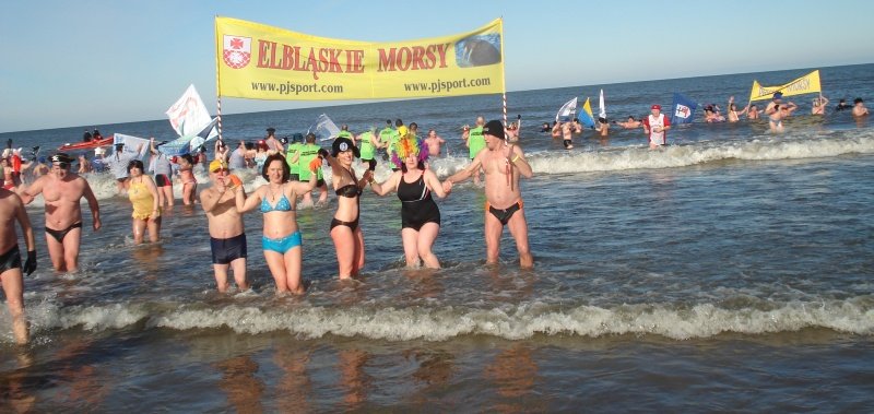 Elbląskie morsy rozpoczynają sezon zimowych kąpieli