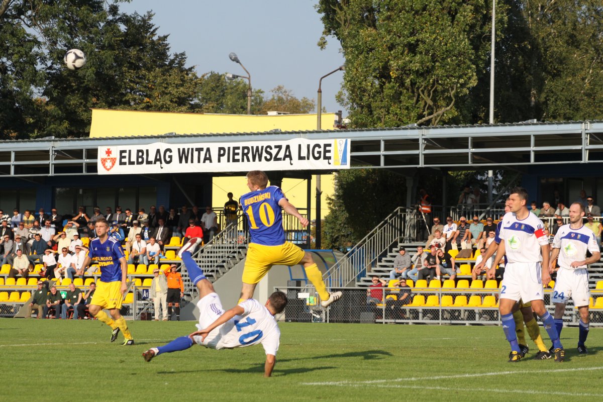 Prezent dla Elbląga. Zegar na stadionie przy Agrykola