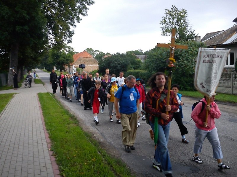 Spotkanie pielgrzymów w hali Centrum Sportowo-Biznesowego