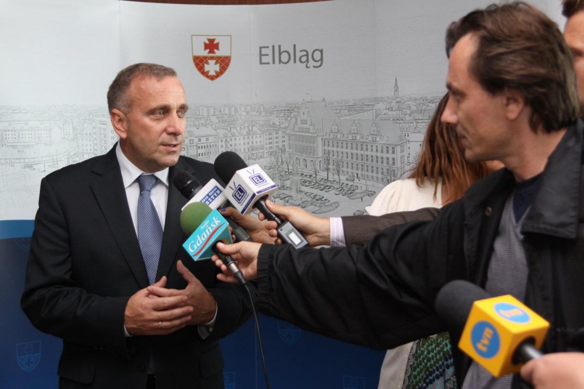 Marszałek Schetyna w Elblągu.