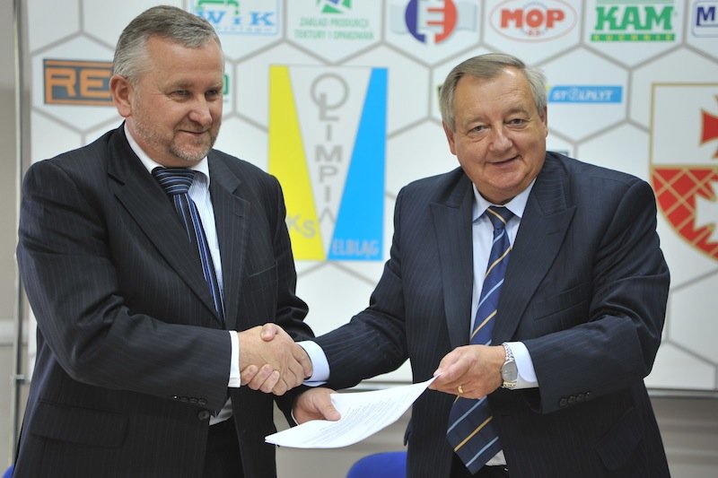 Olimpia Elbląg buduje budżet. Kolejna umowa ze sponsorem podpisana