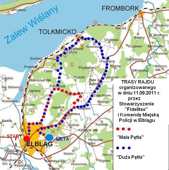 Elbląg: Rajd rowerowy po raz piąty