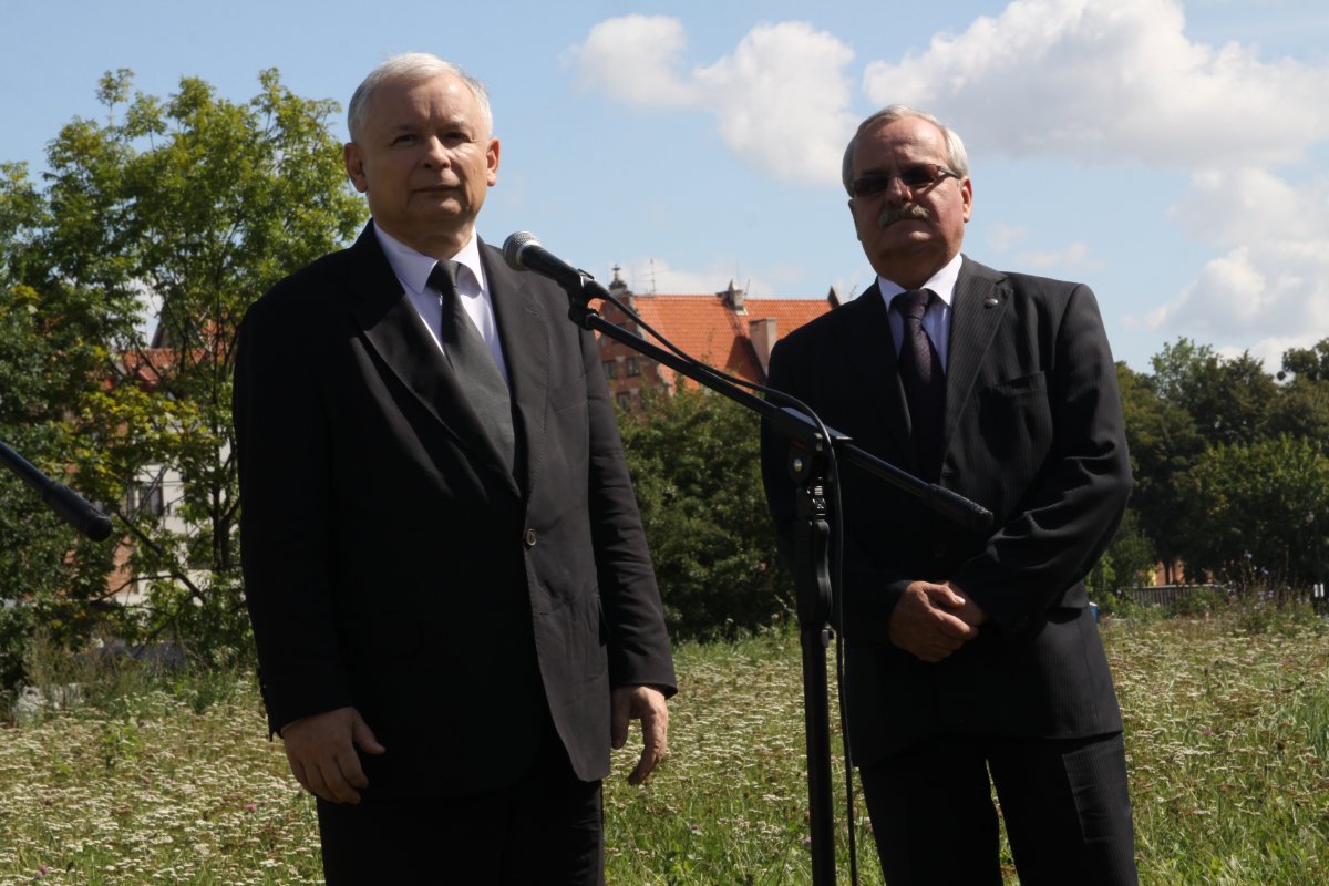 Jarosław Kaczyński z wizytą w Elblągu