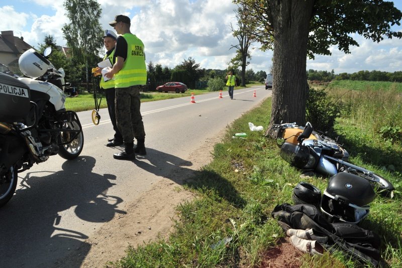 Potrącił motocyklistę na ul. Fromborskiej