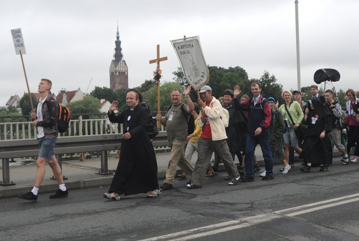 Pielgrzymi wyruszyli na Jasną Górę. Film