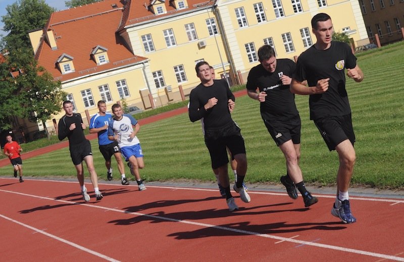 Na początek  trenowali na bieżni. Techtrans szykuje się do ligi