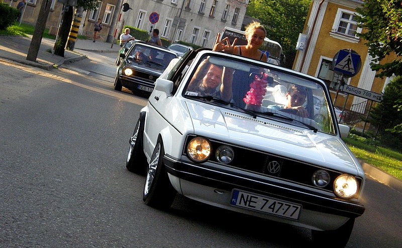 Volkswageny opanowały Pasłęk. Zdjęcia