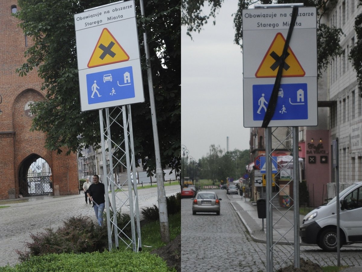 Nie zdążyli ze znakami na starówce. Strefa jest, ale jej nie ma
